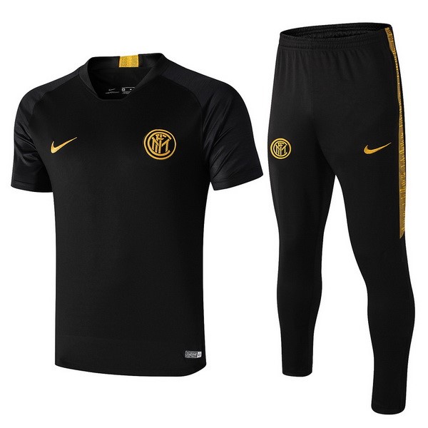 Camiseta de Entrenamiento Inter Milan Conjunto Completo 2019 2020 Negro